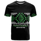 Aotearoa Atua Papatuanuku Personalised T Shirt Maori Earth Mother Taniko Motifs
