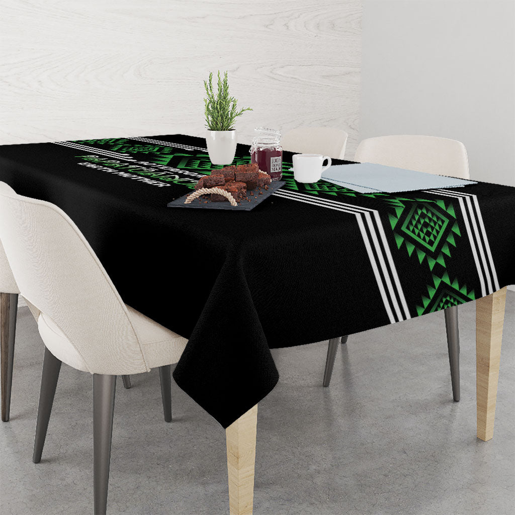 Aotearoa Atua Papatuanuku Tablecloth Maori Earth Mother Taniko Motifs
