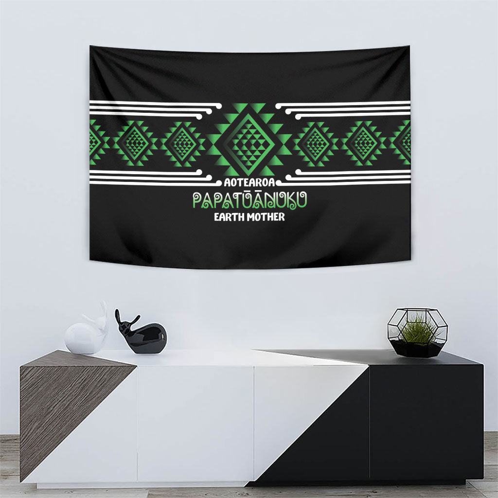Aotearoa Atua Papatuanuku Tapestry Maori Earth Mother Taniko Motifs