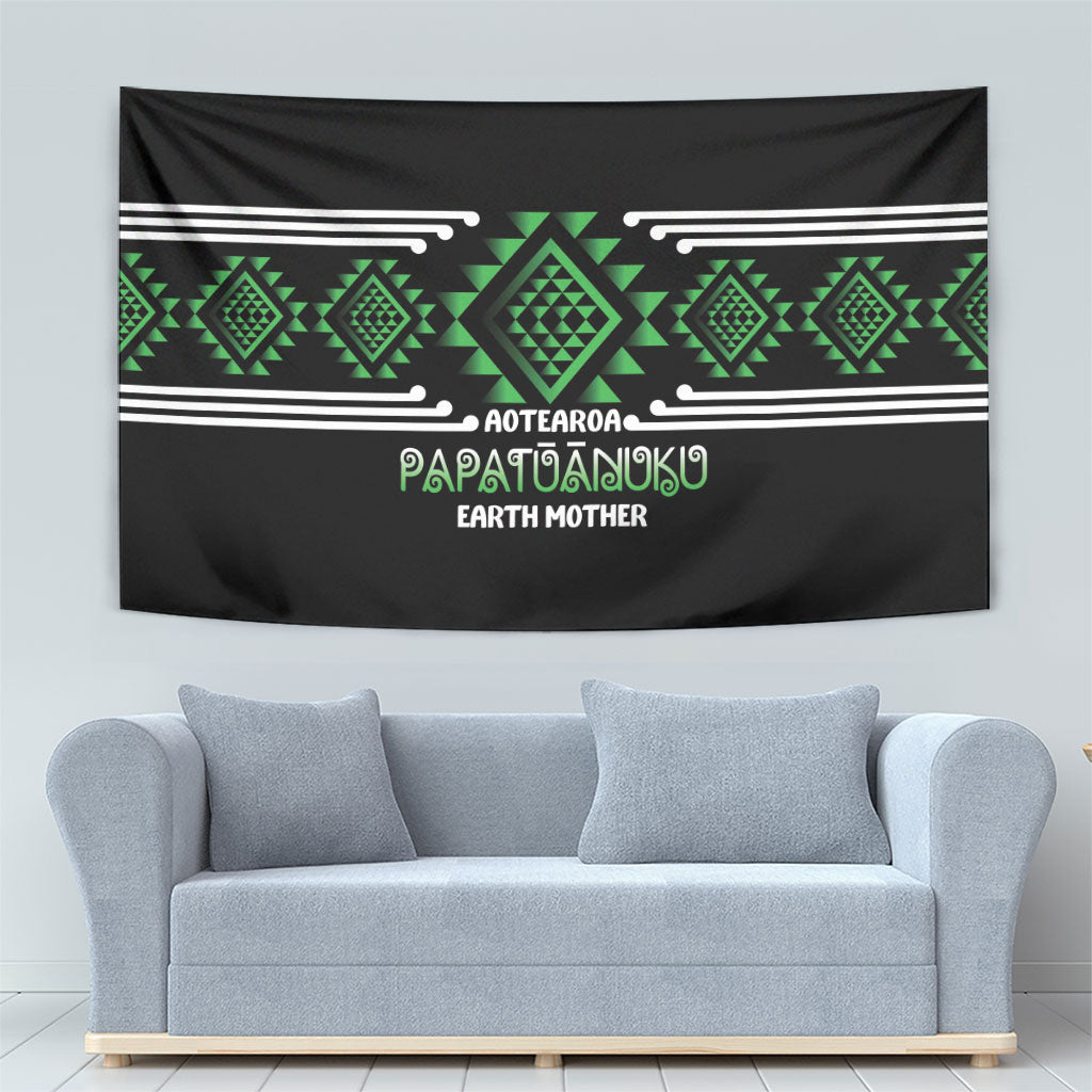 Aotearoa Atua Papatuanuku Tapestry Maori Earth Mother Taniko Motifs
