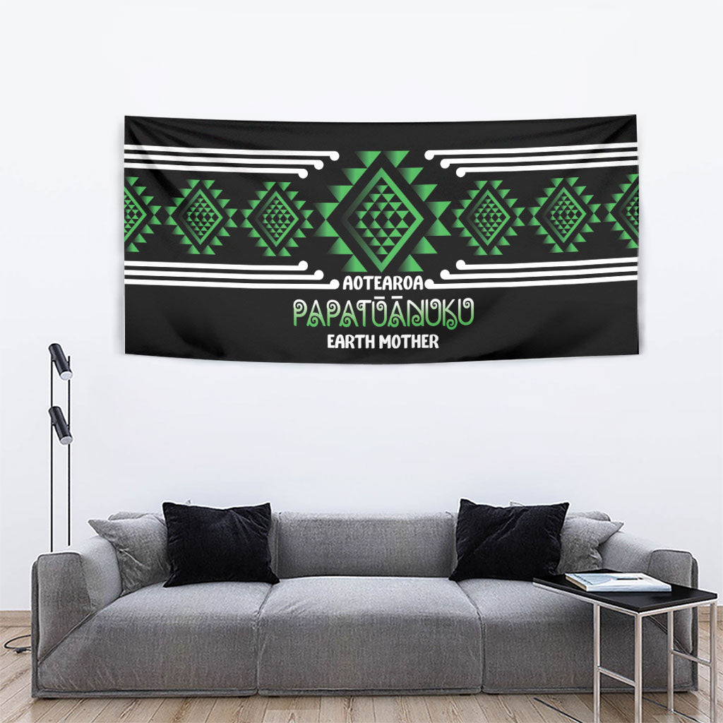 Aotearoa Atua Papatuanuku Tapestry Maori Earth Mother Taniko Motifs