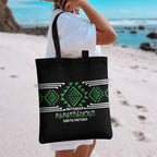 Aotearoa Atua Papatuanuku Tote Bag Maori Earth Mother Taniko Motifs