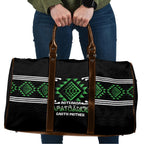 Aotearoa Atua Papatuanuku Travel Bag Maori Earth Mother Taniko Motifs