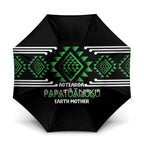 Aotearoa Atua Papatuanuku Umbrella Maori Earth Mother Taniko Motifs