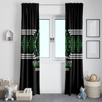Aotearoa Atua Papatuanuku Window Curtain Maori Earth Mother Taniko Motifs