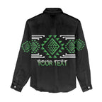 Aotearoa Atua Papatuanuku Personalised Women Casual Shirt Maori Earth Mother Taniko Motifs