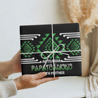 Aotearoa Atua Papatuanuku Wrapping Paper Maori Earth Mother Taniko Motifs