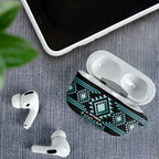 Aotearoa Atua Tangaroa AirPods Case Maori God Of The Sea Taniko Motifs