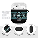 Aotearoa Atua Tangaroa AirPods Case Maori God Of The Sea Taniko Motifs