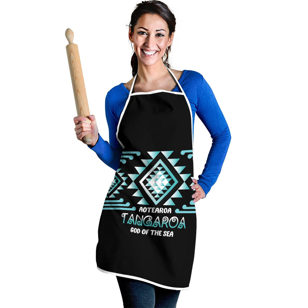 Aotearoa Atua Tangaroa Apron Maori God Of The Sea Taniko Motifs