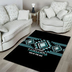 Aotearoa Atua Tangaroa Area Rug Maori God Of The Sea Taniko Motifs