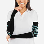 Aotearoa Atua Tangaroa Personalised Arm Sleeves Maori God Of The Sea Taniko Motifs