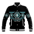 Aotearoa Atua Tangaroa Personalised Baseball Jacket Maori God Of The Sea Taniko Motifs