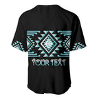 Aotearoa Atua Tangaroa Personalised Baseball Jersey Maori God Of The Sea Taniko Motifs