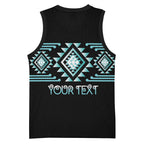 Aotearoa Atua Tangaroa Personalised Basketball Jersey Maori God Of The Sea Taniko Motifs