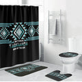 Aotearoa Atua Tangaroa Bathroom Set Maori God Of The Sea Taniko Motifs