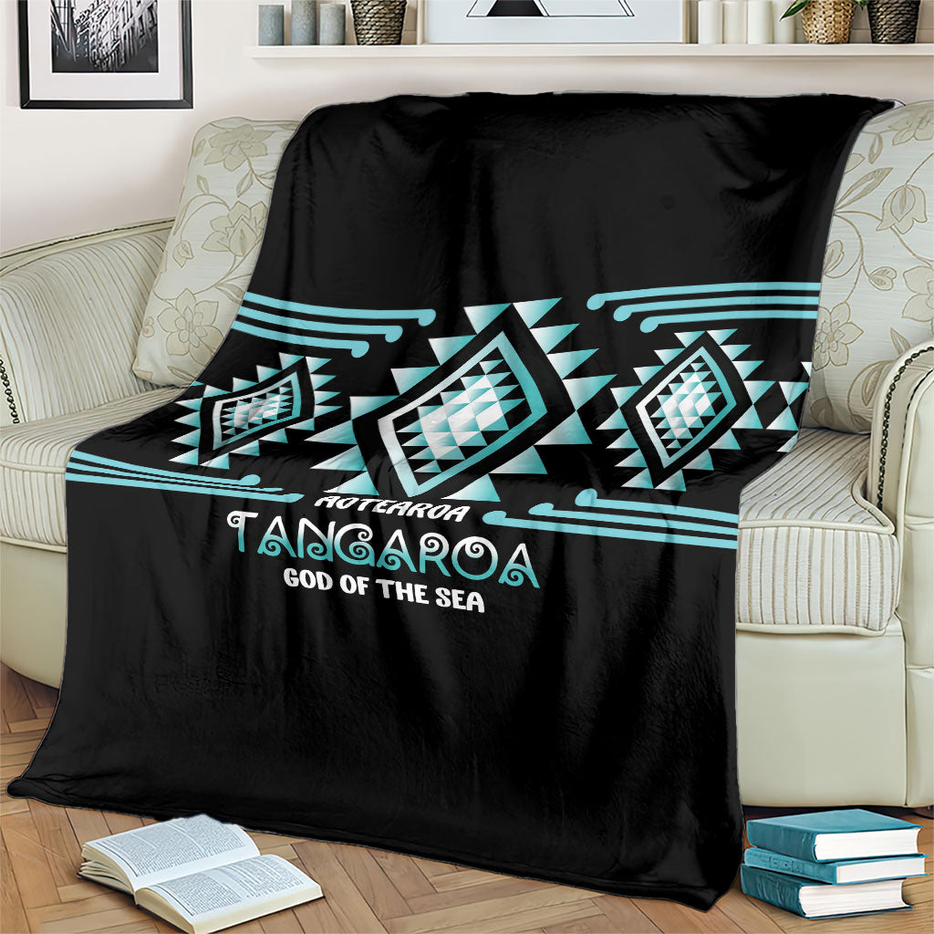 Aotearoa Atua Tangaroa Blanket Maori God Of The Sea Taniko Motifs
