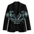 Aotearoa Atua Tangaroa Personalised Blazer Maori God Of The Sea Taniko Motifs