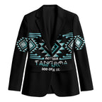 Aotearoa Atua Tangaroa Personalised Blazer Maori God Of The Sea Taniko Motifs