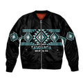 Aotearoa Atua Tangaroa Personalised Bomber Jacket Maori God Of The Sea Taniko Motifs