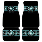 Aotearoa Atua Tangaroa Personalised Car Mats Maori God Of The Sea Taniko Motifs