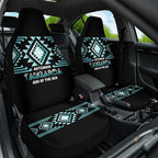 Aotearoa Atua Tangaroa Car Seat Cover Maori God Of The Sea Taniko Motifs