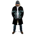 Aotearoa Atua Tangaroa Personalised Cloak Maori God Of The Sea Taniko Motifs