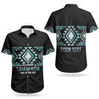 Aotearoa Atua Tangaroa Personalised Couples Matching Short Sleeve Bodycon Dress and Hawaiian Shirt Maori God Of The Sea Taniko Motifs