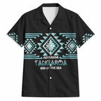 Aotearoa Atua Tangaroa Personalised Hawaiian Shirt Maori God Of The Sea Taniko Motifs