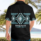 Aotearoa Atua Tangaroa Personalised Hawaiian Shirt Maori God Of The Sea Taniko Motifs