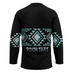 Aotearoa Atua Tangaroa Personalised Hockey Jersey Maori God Of The Sea Taniko Motifs
