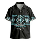 Aotearoa Atua Tangaroa Personalised Kid Hawaiian Shirt Maori God Of The Sea Taniko Motifs