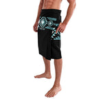 Aotearoa Atua Tangaroa Personalised Lavalava Maori God Of The Sea Taniko Motifs