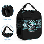 Aotearoa Atua Tangaroa Lunch Bag Maori God Of The Sea Taniko Motifs