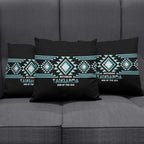 Aotearoa Atua Tangaroa Pillow Cover Maori God Of The Sea Taniko Motifs