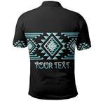 Aotearoa Atua Tangaroa Personalised Polo Shirt Maori God Of The Sea Taniko Motifs