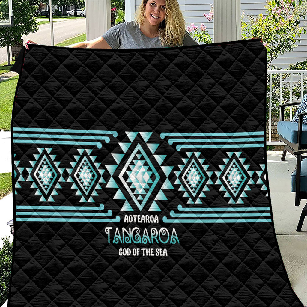 Aotearoa Atua Tangaroa Quilt Maori God Of The Sea Taniko Motifs