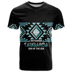 Aotearoa Atua Tangaroa Personalised T Shirt Maori God Of The Sea Taniko Motifs
