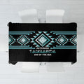 Aotearoa Atua Tangaroa Tablecloth Maori God Of The Sea Taniko Motifs