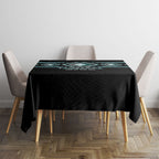 Aotearoa Atua Tangaroa Tablecloth Maori God Of The Sea Taniko Motifs