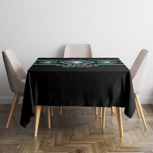 Aotearoa Atua Tangaroa Tablecloth Maori God Of The Sea Taniko Motifs