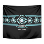 Aotearoa Atua Tangaroa Tapestry Maori God Of The Sea Taniko Motifs