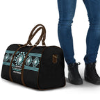 Aotearoa Atua Tangaroa Travel Bag Maori God Of The Sea Taniko Motifs