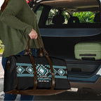 Aotearoa Atua Tangaroa Travel Bag Maori God Of The Sea Taniko Motifs