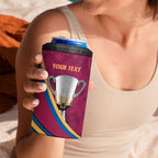Personalised AFL Brisbane Lions 4 in 1 Can Cooler Tumbler 2024 We Are The Champions - Trophy Style