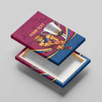 Personalised AFL Brisbane Lions Canvas Wall Art 2024 We Are The Champions - Trophy Style