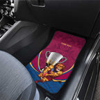Personalised AFL Brisbane Lions Car Mats 2024 We Are The Champions - Trophy Style
