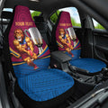 Personalised AFL Brisbane Lions Car Seat Cover 2024 We Are The Champions - Trophy Style