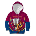 Personalised AFL Brisbane Lions Kid Hoodie 2024 We Are The Champions - Trophy Style
