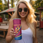 Personalised AFL Brisbane Lions Skinny Tumbler 2024 We Are The Champions - Trophy Style
